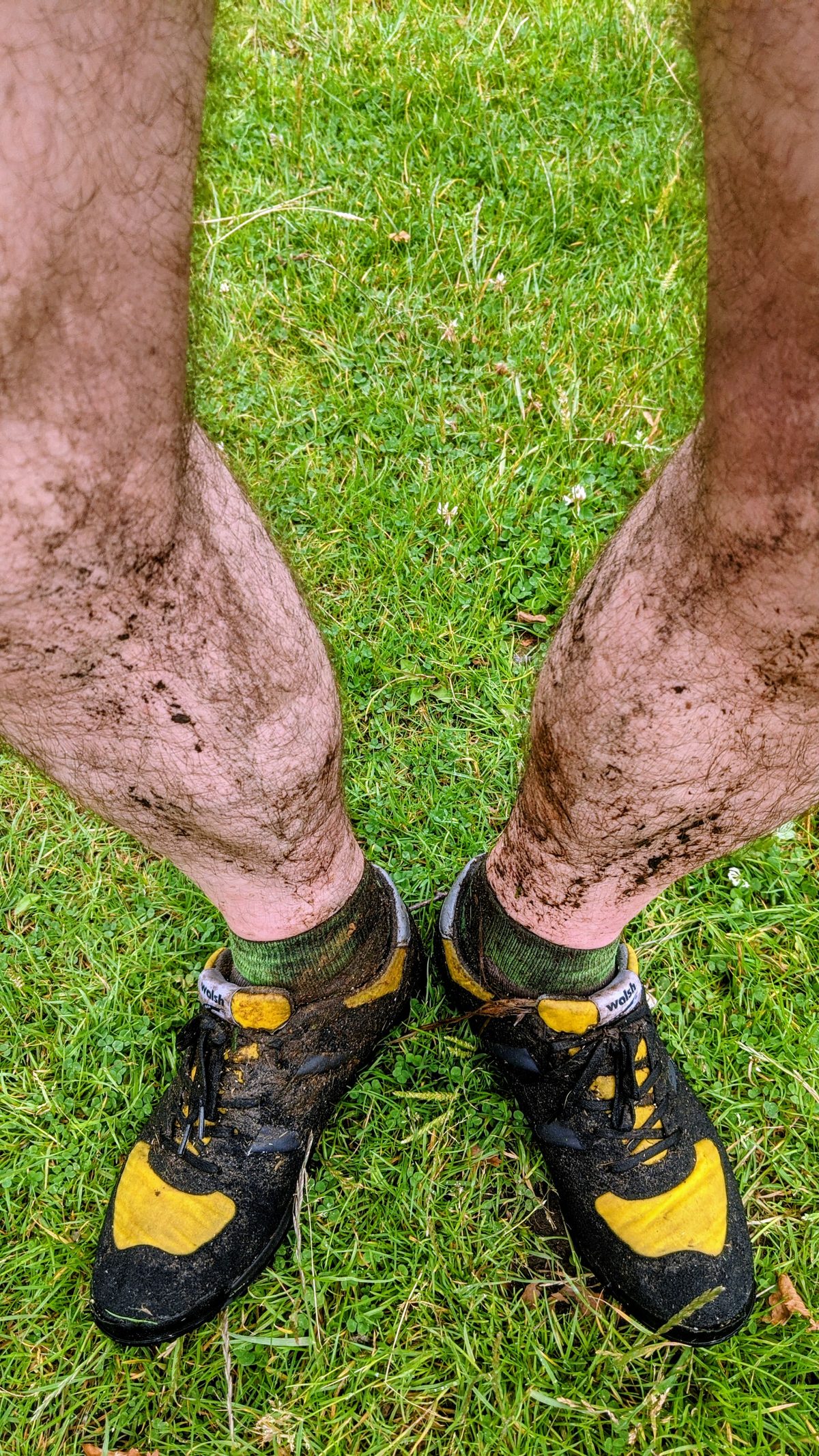 The aftermath of a hill race